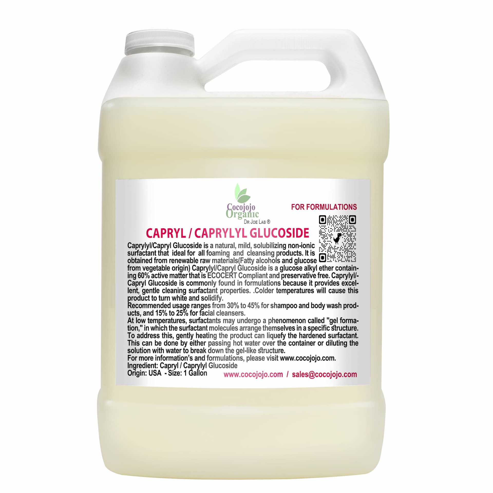 Capryl / Caprylyl Glucoside Natural Surfactant