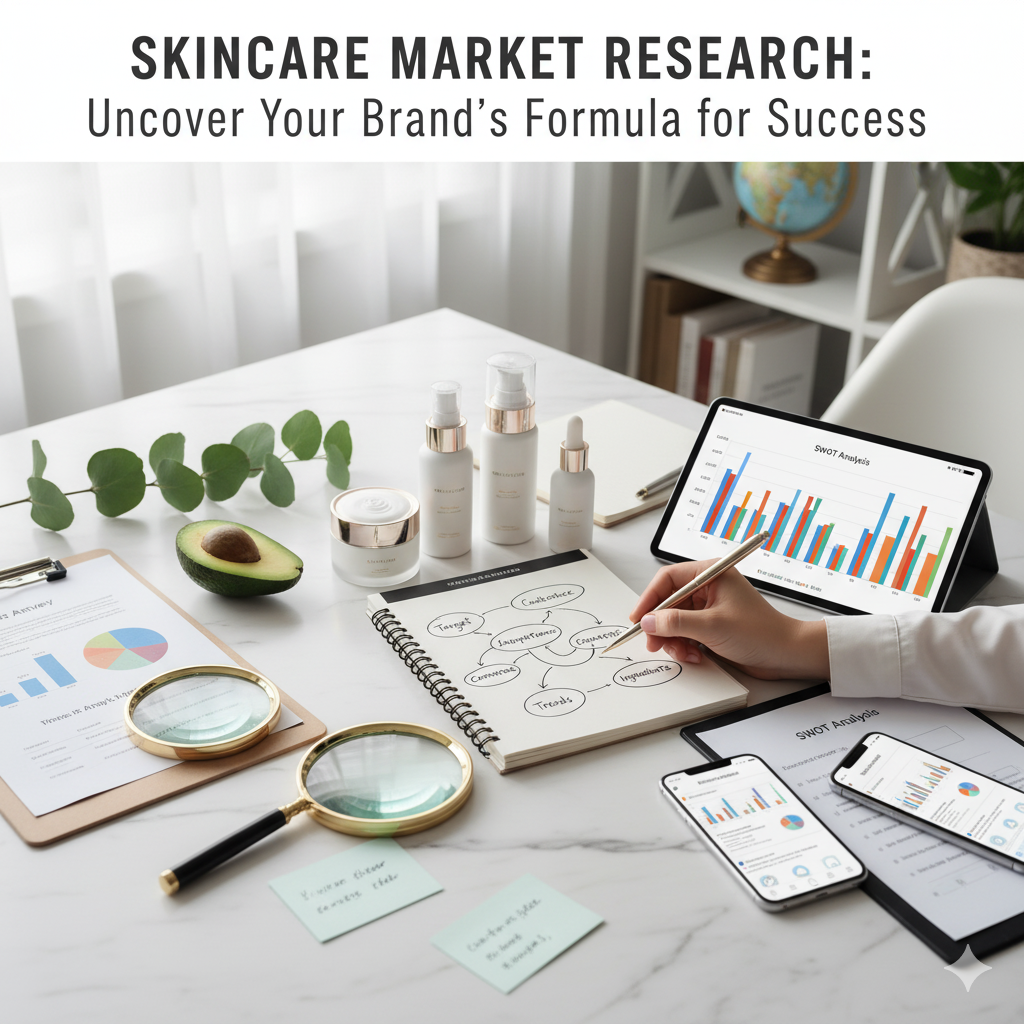How to Conduct Market Research for Your Skincare Business