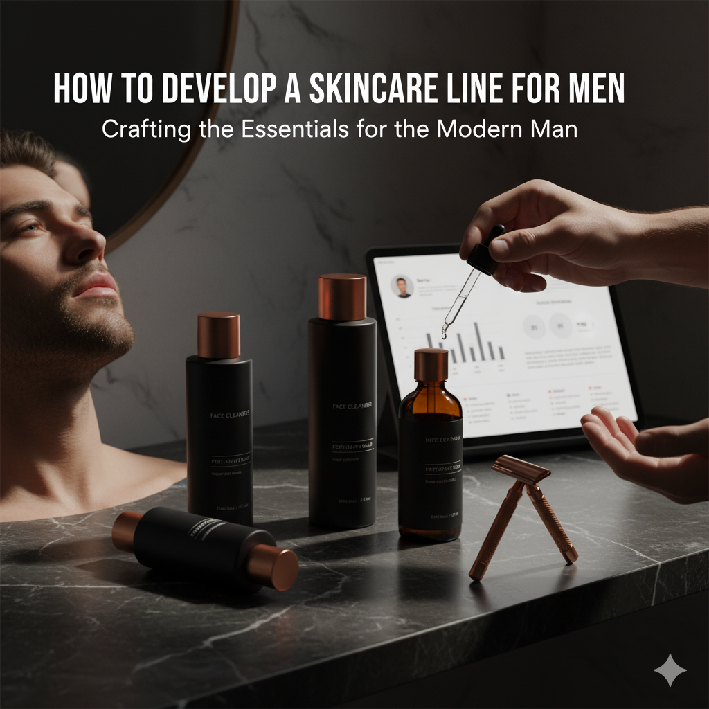 How to Develop a Skincare Line for Men