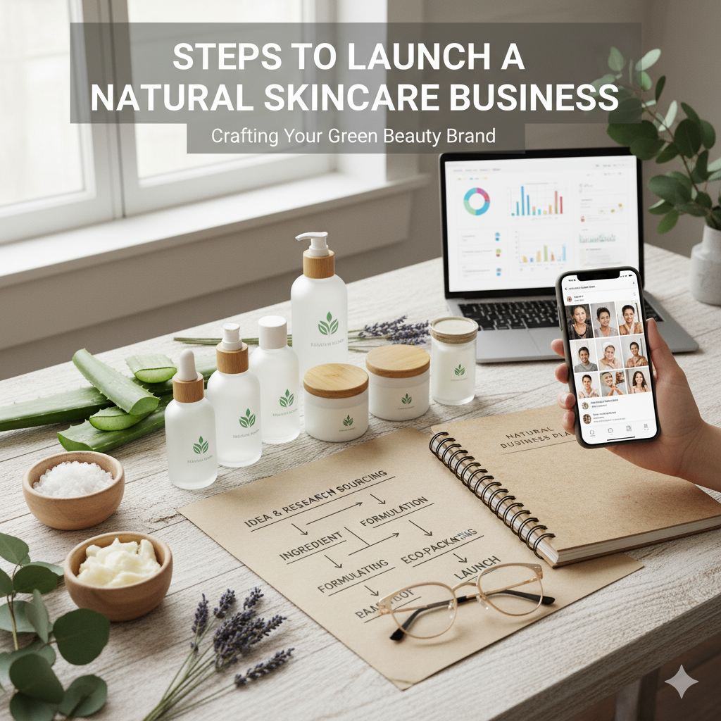 Steps to Launch a Natural Skincare Business