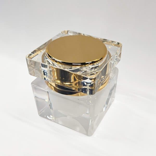 Acrylic Jar with Gold Accents | 1oz/30g