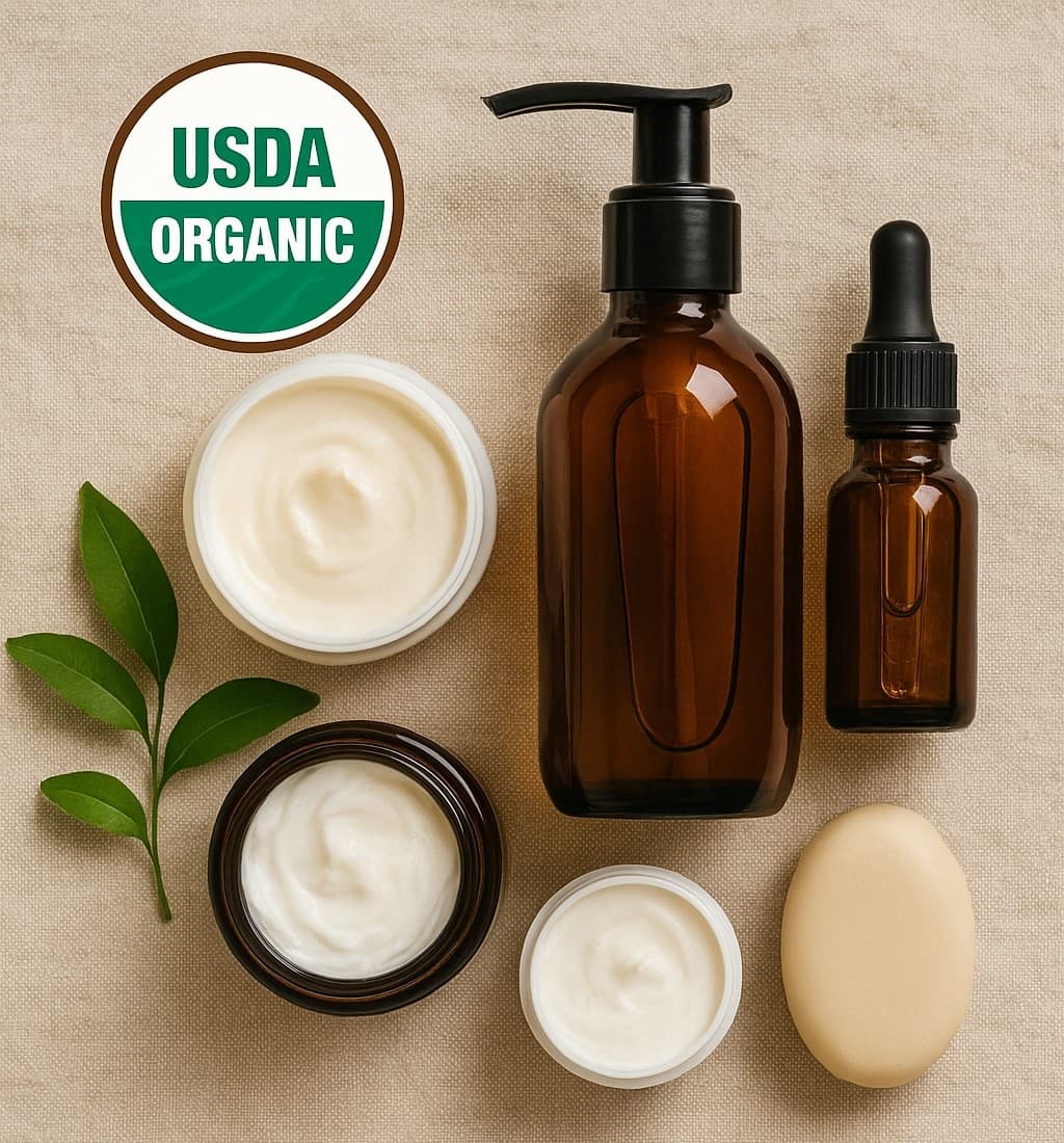 Certified organic Skin care