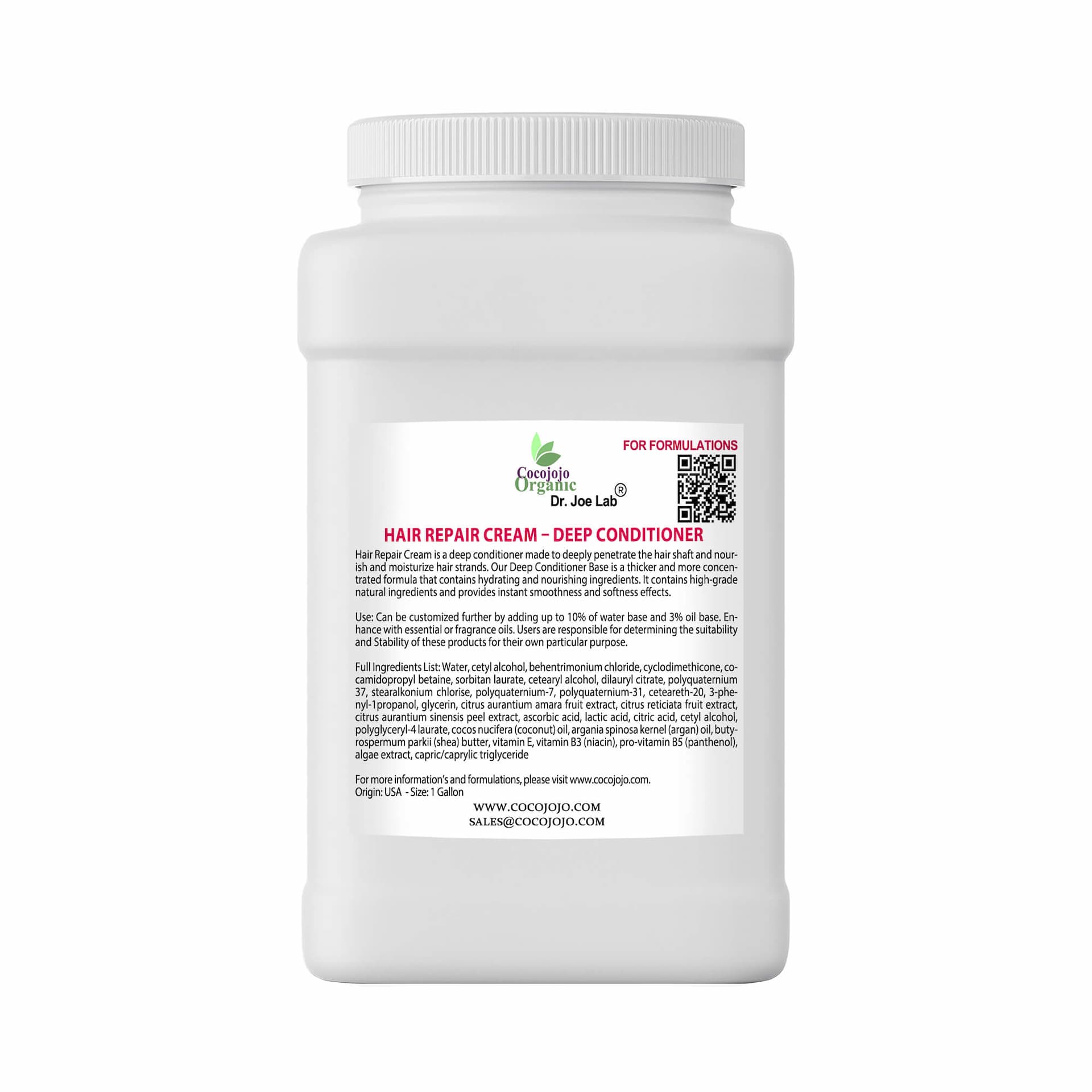 Hair Repair Cream – Deep Conditioner Base