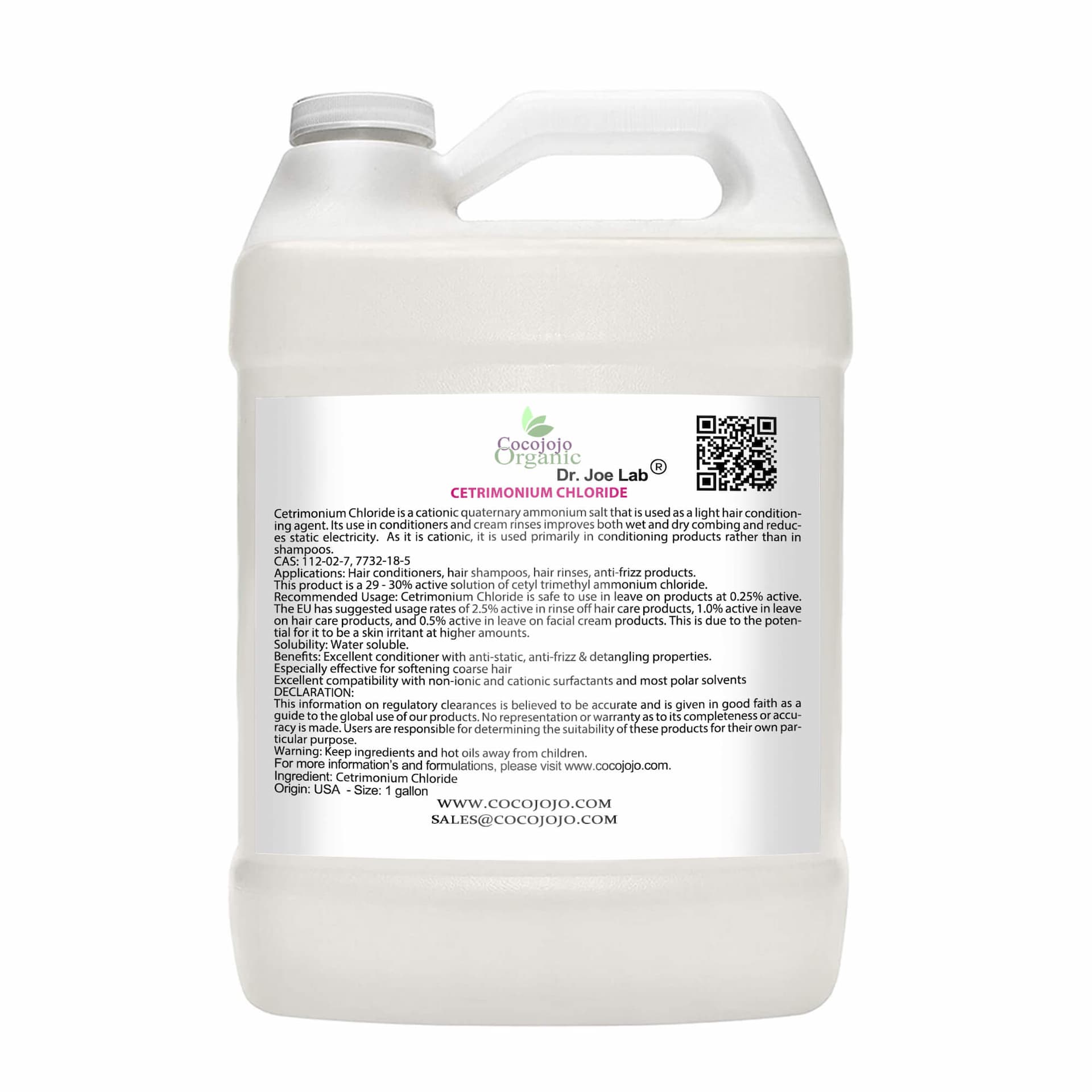 Cetrimonium Chloride (CTAC) – Cetyl Trimethyl Ammonium Chloride