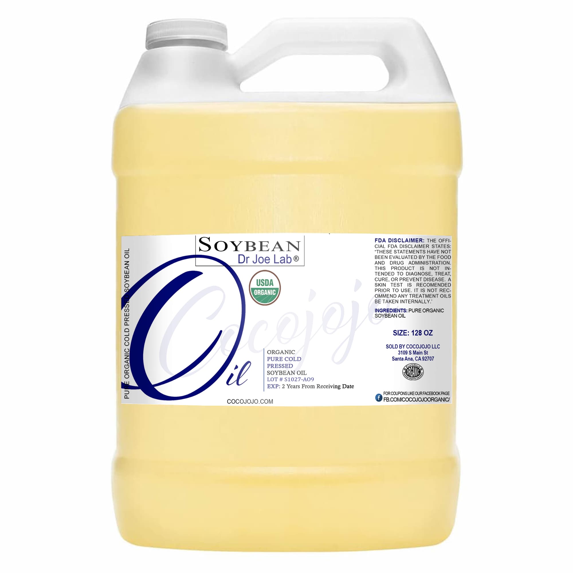 Organic Soybean Oil – Unrefined