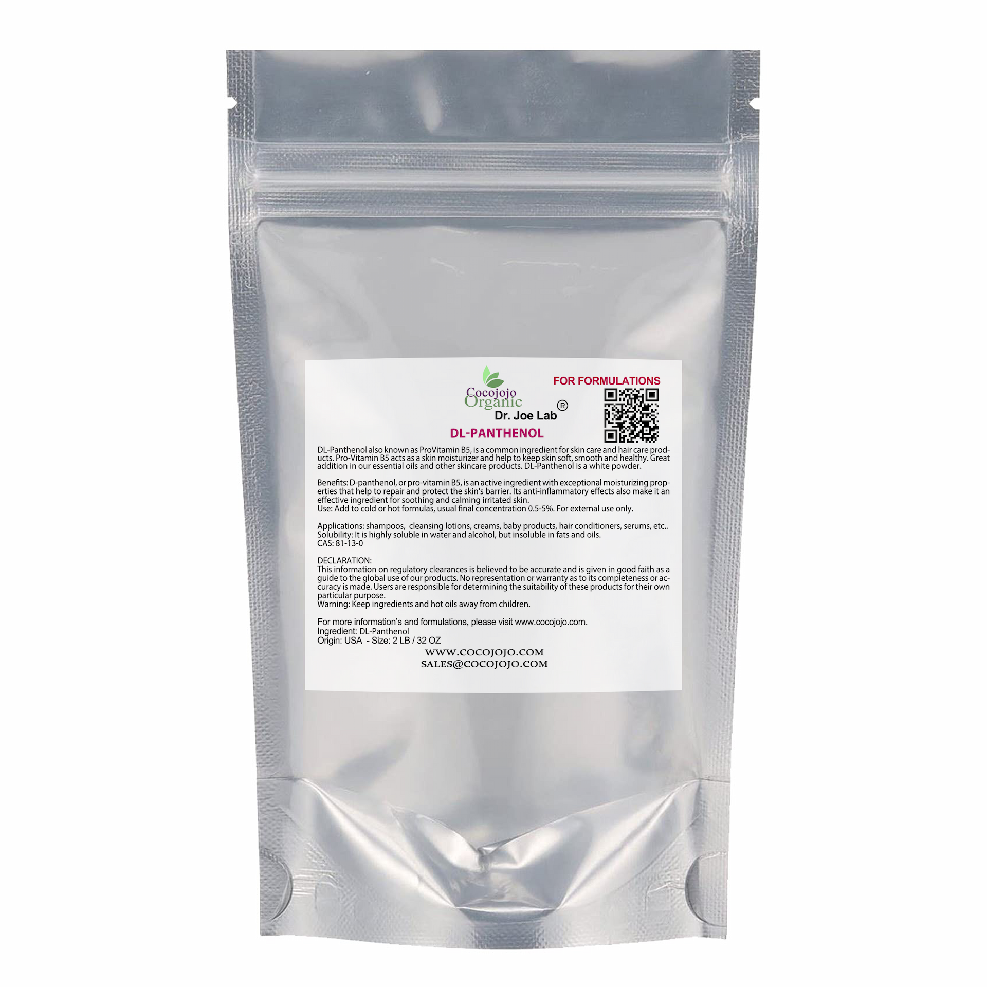 Provitamin B5 Powder (dl-Panthenol)