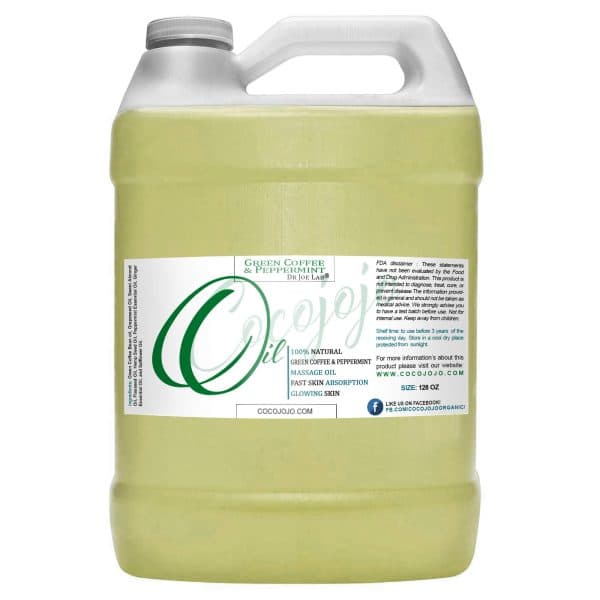 Green Coffee & Peppermint Massage Oil Blend