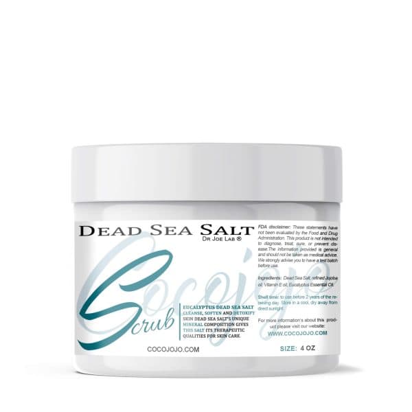 Dead Sea Salt Scrub – Eucalyptus