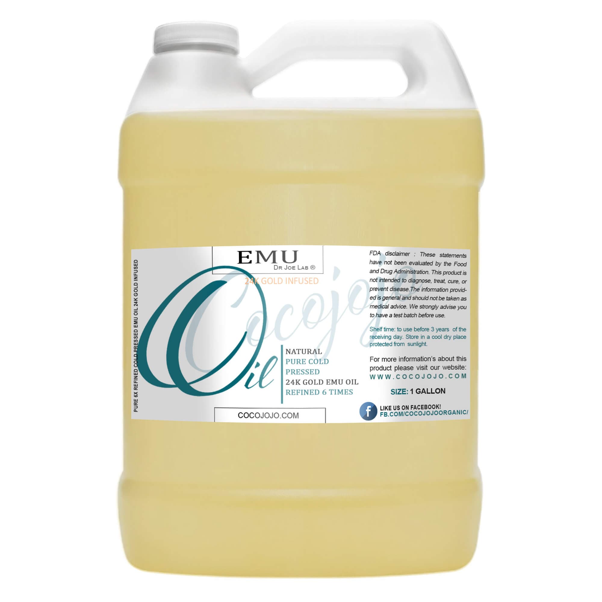 Emu Oil 24k Gold Infused - Australian 6 Times Refined