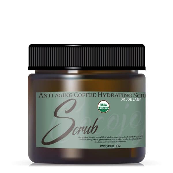 Hydrating Coffee Scrub – Certified Organic – 4 oz