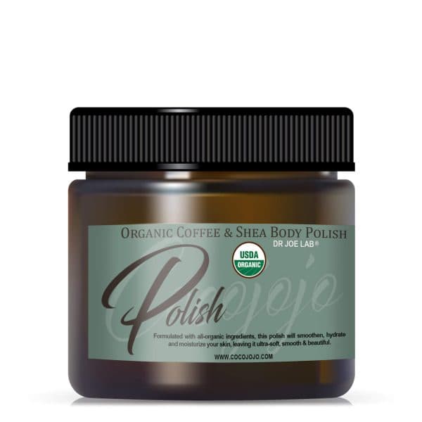 Organic Coffee & Shea Polish – Certified Organic – 4 oz