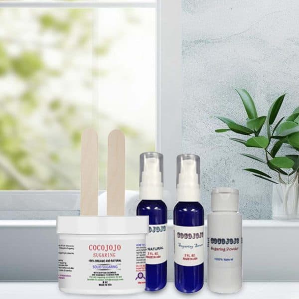8 OZ Solid Sugaring Wax: Beginners Hair Removal Kit