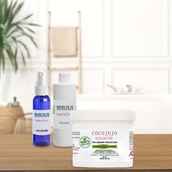 Organic Egyptian Sugaring 33 OZ Hair Removal Kit for Beginners