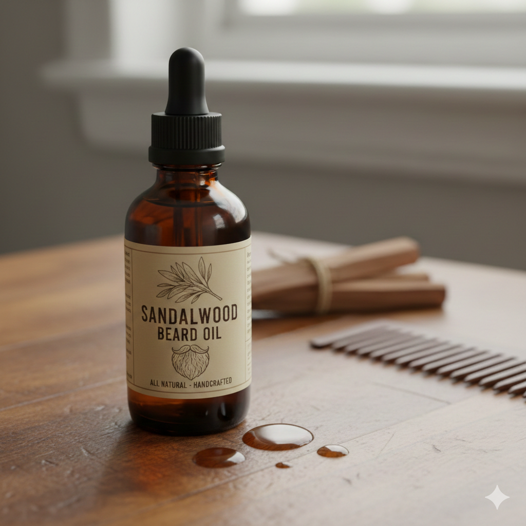Sandalwood Beard Oil: A Scientific Approach to Beard Care and Skin Health