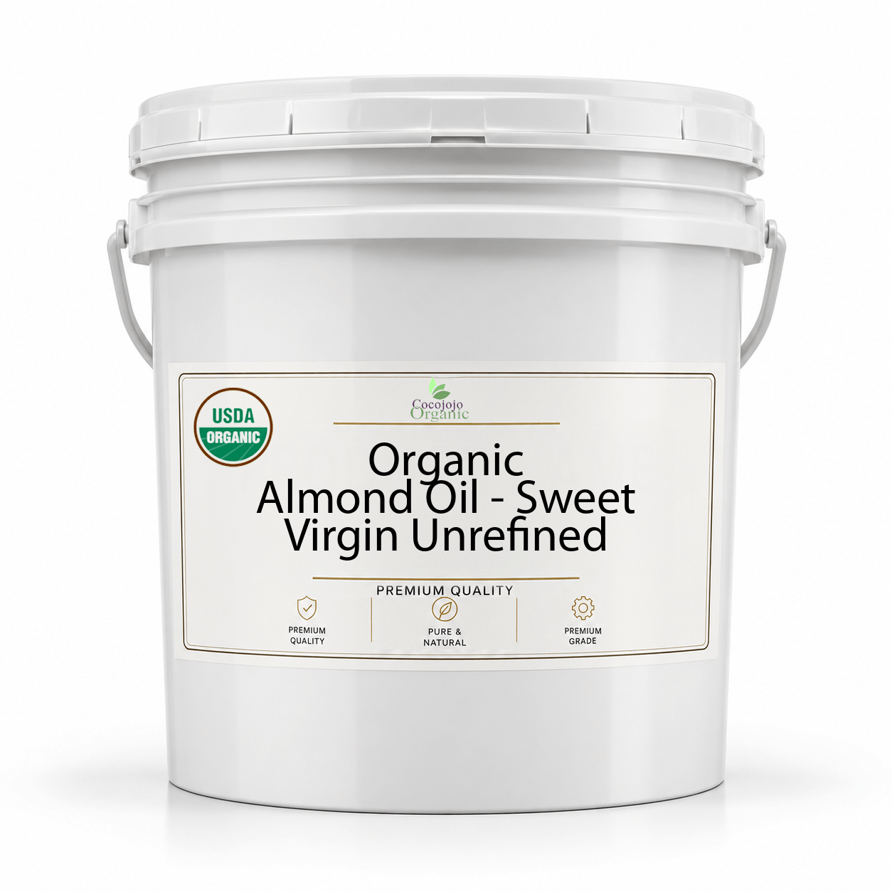 Organic Almond Oil - Sweet Virgin Unrefined